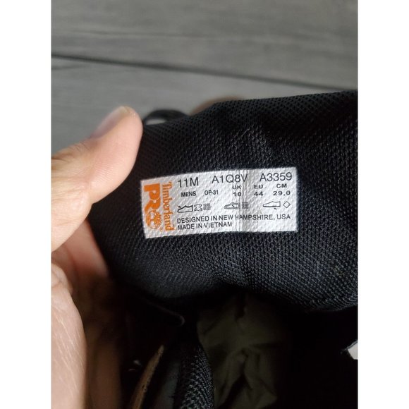 Timberland Pro Flume Work Boots Size 11 M Steel Safety Toe, Waterproof - Picture 10 of 10